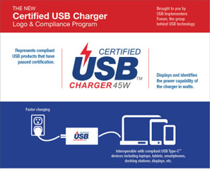 USB-IF, 공인 USB 충전기 로고 및 컴플라이언스 신규 프로그램 발표